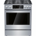 800 Series 30 In. 4.6 Cu. Ft. Slide-In Dual Fuel Range with Self-Cleaning Convection Oven in Stainless Steel