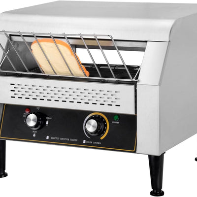 450 Slices/Hour Bread Toaster Commercial Conveyor Toaster Machine for Plain Bread Buns Bagles (450PCS/H Commercial Conveyor Toaster)