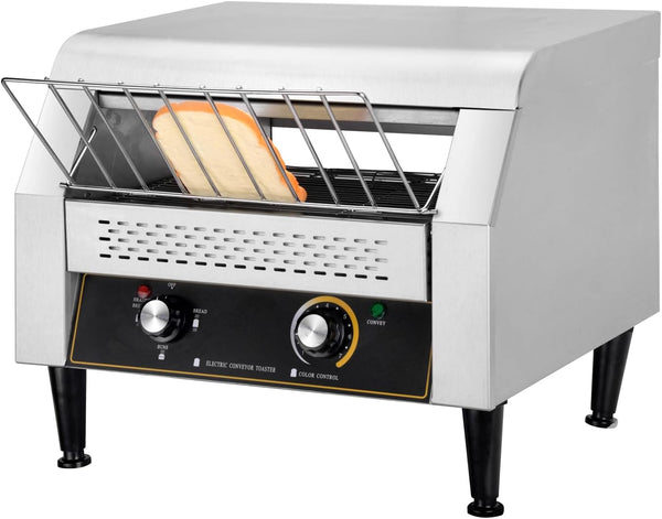 450 Slices/Hour Bread Toaster Commercial Conveyor Toaster Machine for Plain Bread Buns Bagles (450PCS/H Commercial Conveyor Toaster)