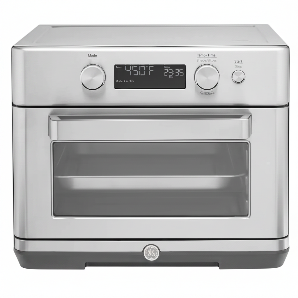 Stainless Steel Digital Air Fryer Toaster Oven with 8 Cooking Modes