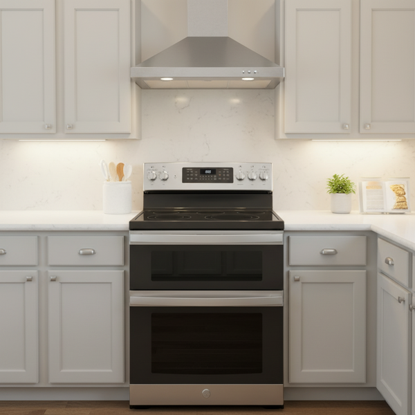 30" 6.6 Cu. Ft. Freestanding Electric Range with 5 Elements and Convection Oven